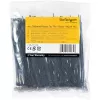 StarTech.com bridas de 4 pulgadas (10cm) - 1/16 pulgadas (2mm) de ancho, 7/8 pulgadas (22mm) de diámetro de haz, 18lb (8kg) de resistencia a la tracción, bridas de nailon autoblocantes con punta curvada - 94V-2/UL listado, pack de 100 - negro
