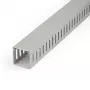 StarTech.com tapa de canaleta de gestión de cables con ranuras abiertas, 2 pulgadas (50 mm) de ancho x 2 pulgadas (50 mm) de alto - 2 m de longitud - ranuras de 8 mm, ocultación de cables de red/canaleta de pared de PVC, máx. 80 cables, listado UL