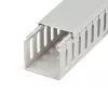 StarTech.com tapa de canaleta de gestión de cables con ranuras abiertas, 2 pulgadas (50 mm) de ancho x 2 pulgadas (50 mm) de alto - 2 m de longitud - ranuras de 8 mm, ocultación de cables de red/canaleta de pared de PVC, máx. 80 cables, listado UL