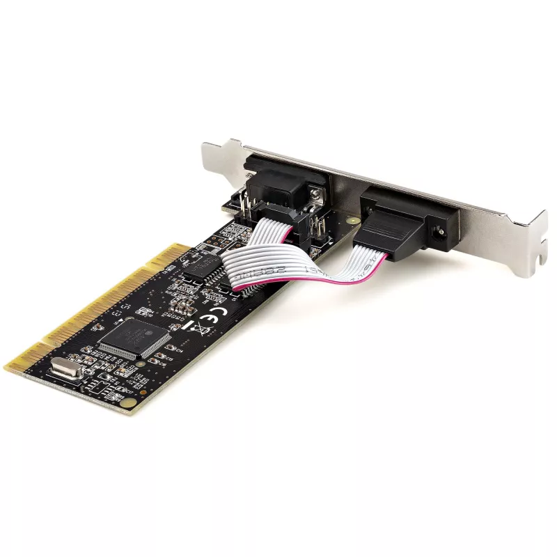 StarTech.com Tarjeta combo PCI serie paralelo con dos puertos serie RS232 (DB9) y 1 puerto paralelo LPT (DB25) – Tarjeta adaptadora combo PCI – Controlador de tarjetas de expansión PCI – Tarjeta PCI a impresora