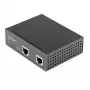 StarTech.com Inyector PoE Gigabit Ethernet industrial - 30W 802.3at PoE+ midspan 48V-56VDC inyector adaptador Power over Ethernet para carril DIN - -40C a +75C cámaras/sensores/WLAN