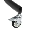 StarTech.com Carro de TV doble para televisores VESA de 37-60 pulgadas hasta 110lb/50kg cada uno - Soporte de TV ajustable en altura, carro móvil para pantallas con bandejas para equipos - Carro de TV con ruedas - Soporte de TV con ruedas