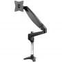 StarTech.com Soporte de monitor de escritorio para pantalla VESA única de hasta 32 pulgadas o 49 pulgadas ultrawide 8kg – articulado y ajustable en altura – pinza en C, paso por mesa – brazo para monitor único