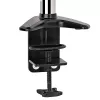 StarTech.com Soporte de monitor de escritorio para pantalla VESA única de hasta 32 pulgadas o 49 pulgadas ultrawide 8kg – articulado y ajustable en altura – pinza en C, paso por mesa – brazo para monitor único