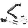 StarTech.com Soporte de monitor de escritorio para pantalla VESA única de hasta 32 pulgadas o 49 pulgadas ultrawide 8kg – articulado y ajustable en altura – pinza en C, paso por mesa – brazo para monitor único