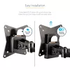 StarTech.com Soporte de monitor de escritorio para pantalla VESA única de hasta 32 pulgadas o 49 pulgadas ultrawide 8kg – articulado y ajustable en altura – pinza en C, paso por mesa – brazo para monitor único