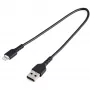 StarTech.com Cable USB-A a Lightning negro resistente de 30cm – Cable de carga/sincronización USB Type-A a Lightning de fibra de aramida heavy-duty – Certificado Apple MFi iPad/iPhone 12