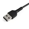 StarTech.com Cable USB-A a Lightning negro resistente de 30cm – Cable de carga/sincronización USB Type-A a Lightning de fibra de aramida heavy-duty – Certificado Apple MFi iPad/iPhone 12