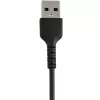 StarTech.com Cable USB-A a Lightning negro resistente de 30cm – Cable de carga/sincronización USB Type-A a Lightning de fibra de aramida heavy-duty – Certificado Apple MFi iPad/iPhone 12