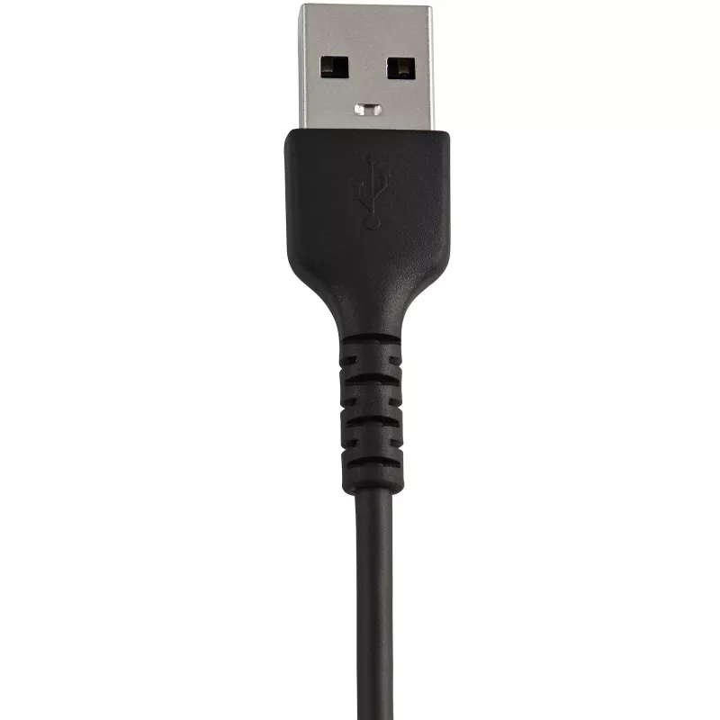 StarTech.com Cable USB-A a Lightning negro resistente de 30cm – Cable de carga/sincronización USB Type-A a Lightning de fibra de aramida heavy-duty – Certificado Apple MFi iPad/iPhone 12