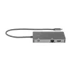 StarTech.com Adaptador multipuerto USB-C – Dock de viaje HDMI 4K 30Hz o VGA – Hub USB 3.0 5Gbps (conectores USB-A/USB-C) – 100W Power Delivery – SD/Micro SD – GbE – Cable de 30cm – Mini dock USB-C