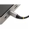 StarTech.com Cable USB-C con bloqueo por tornillo superior de 50 cm 10 Gbit/s – Cable USB 3.1/3.2 Gen 2 Type-C – Carga Power Delivery 100 W (5 A), DP Alt Mode – Bloqueo por tornillo simple, cable USB-C carga/sincronización