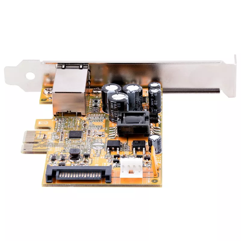 StarTech.com Tarjeta de red PoE de 1 puerto 2.5Gbps, tarjeta Ethernet PCIe con RJ45, NIC PoE 30W 802.3at para desktops/servidores, adaptador de red PoE-LAN con perfil bajo, NBaseT, Windows/Linux