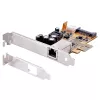 StarTech.com Tarjeta de red PoE de 1 puerto 2.5Gbps, tarjeta Ethernet PCIe con RJ45, NIC PoE 30W 802.3at para desktops/servidores, adaptador de red PoE-LAN con perfil bajo, NBaseT, Windows/Linux