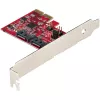 StarTech.com Tarjeta SATA PCIe - Tarjeta de expansión PCIe SATA de 2 puertos - 6Gbps - Full/Low Profile - Adaptador/controlador PCI Express a SATA - ASM1062R SATA RAID - Convertidor PCIe a SATA