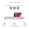 StarTech.com Tarjeta SATA PCIe - Tarjeta de expansión PCIe SATA de 2 puertos - 6Gbps - Full/Low Profile - Adaptador/controlador PCI Express a SATA - ASM1062R SATA RAID - Convertidor PCIe a SATA
