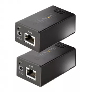 StarTech.com Extensor USB 2.0 de 150 m (492 ft) sobre cable Ethernet Cat5e/Cat6, extensor USB con alimentación externa vía RJ45/cable de red, extensor/adaptador USB sobre cable Ethernet