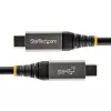 StarTech.com Cable USB-C de 20 pulgadas (50 cm) 10 Gbit/s – Cable USB 3.1 Type-C – Carga Power Delivery 100 W (5 A), DP Alt Mode – Cable USB-C para portátil/teléfono/dispositivo USB-C – Carga/sincronización