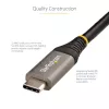 StarTech.com Cable USB-C de 20 pulgadas (50 cm) 10 Gbit/s – Cable USB 3.1 Type-C – Carga Power Delivery 100 W (5 A), DP Alt Mode – Cable USB-C para portátil/teléfono/dispositivo USB-C – Carga/sincronización
