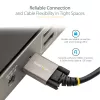 StarTech.com Cable USB-C con bloqueo por tornillo lateral de 0,91 m 10 Gbit/s – Cable USB-C certificado USB-IF – Cable USB 3.1/3.2 Gen 2 Type-C – Carga Power Delivery 100 W (5 A), DP Alt Mode – doble bloqueo por tornillo – Cable USB-C carga/sincronización
