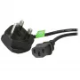 StarTech.com Cable de alimentación de ordenador UK de 0,9 m (3ft), BS 1363 a C13, 18AWG, 10A 250V, cable de alimentación de repuesto, cable de alimentación UK / cable de alimentación de PC, cable de alimentación de TV