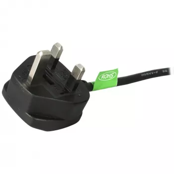 StarTech.com Cable de alimentación de ordenador UK de 0,9 m (3ft), BS 1363 a C13, 18AWG, 10A 250V, cable de alimentación de repuesto, cable de alimentación UK / cable de alimentación de PC, cable de alimentación de TV