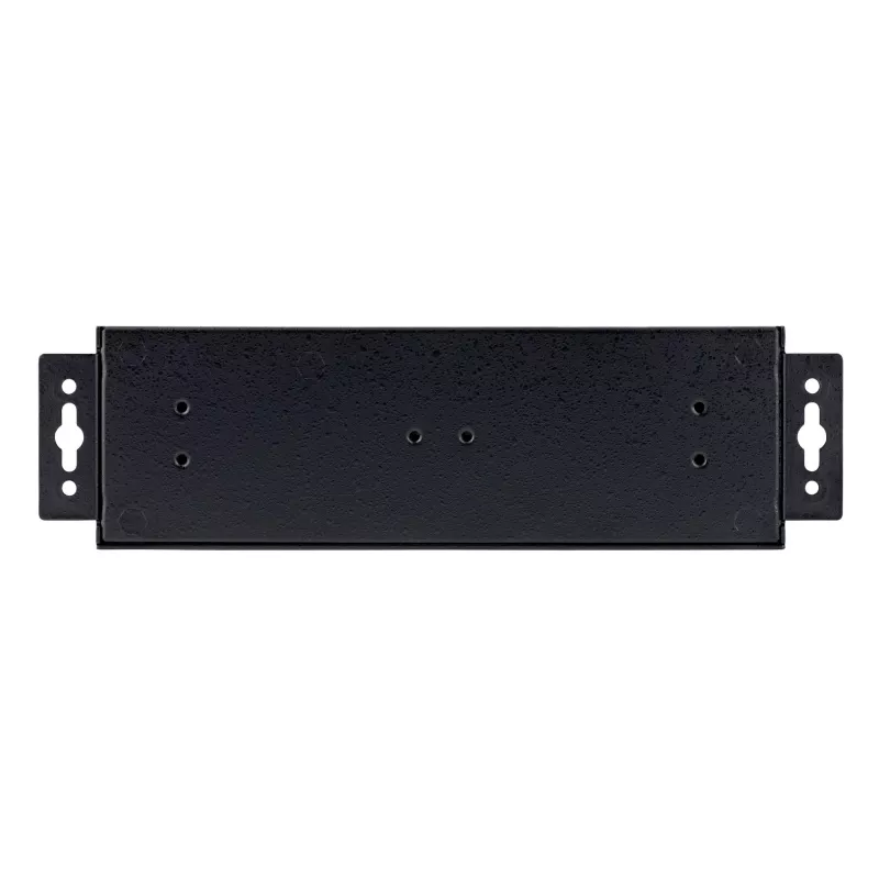 StarTech.com Hub USB 2.0 industrial de 10 puertos, hub USB robusto con protección ESD nivel 4, montaje en carril DIN/pared/mesa hub USB-A, expansión de puertos USB con conectores bloqueables, hub USB multipuerto