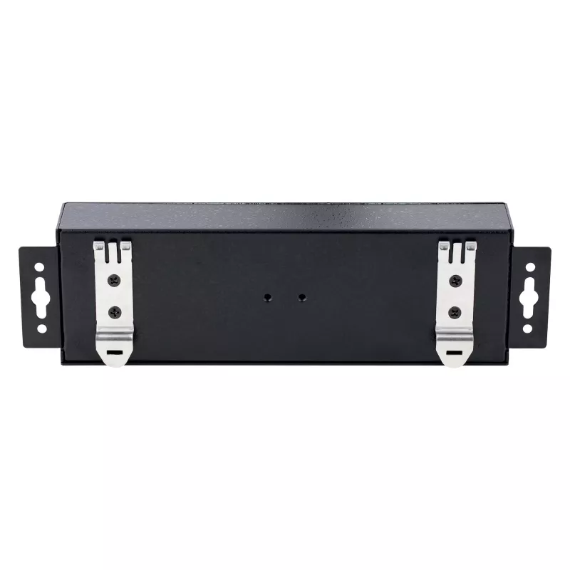 StarTech.com Hub USB 2.0 industrial de 10 puertos, hub USB robusto con protección ESD nivel 4, montaje en carril DIN/pared/mesa hub USB-A, expansión de puertos USB con conectores bloqueables, hub USB multipuerto