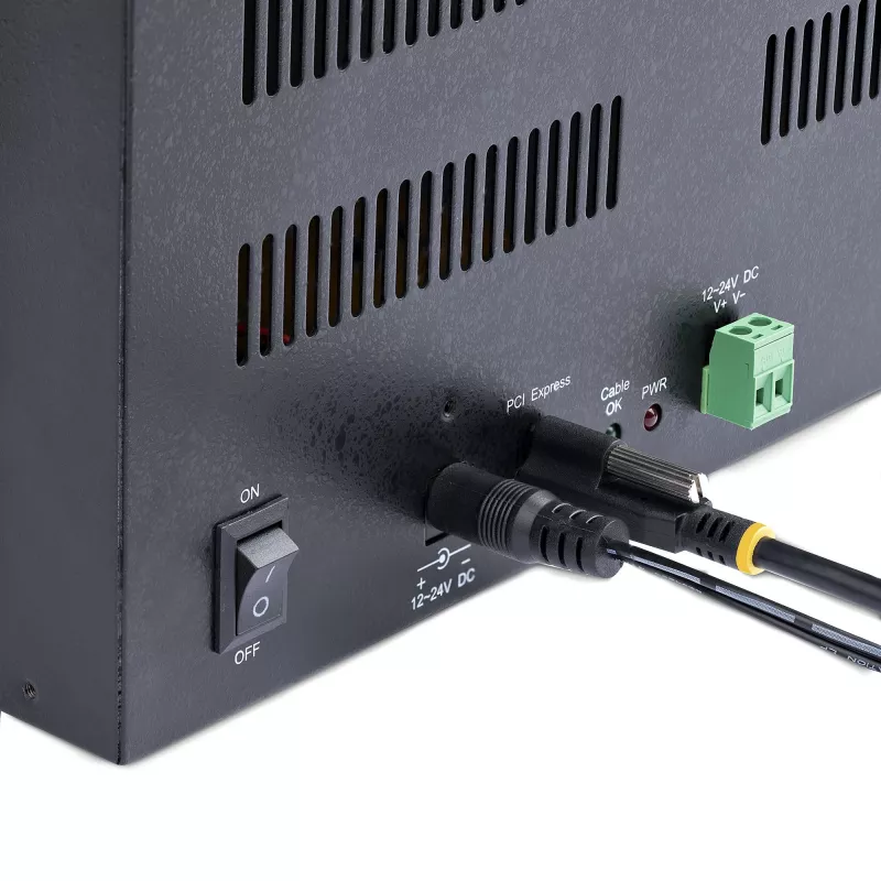 StarTech.com Chasis de expansión PCIe de 4 ranuras con tarjeta host PCIe x2, PCIe 2.0 – 10 Gbit/s, ranuras PCIe externas para desktops/servidores, caja/adaptador de expansión PCI Express, 4 ranuras PCIe x1