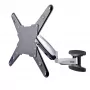 StarTech.com Soporte de pared para TV VESA, soporte de pared para TV full-motion ajustable para pantallas de 23 a 55 pulgadas, soporte de TV plano compatible con 30 kg, soporte de pared para TV extensible/inclinable/giratorio