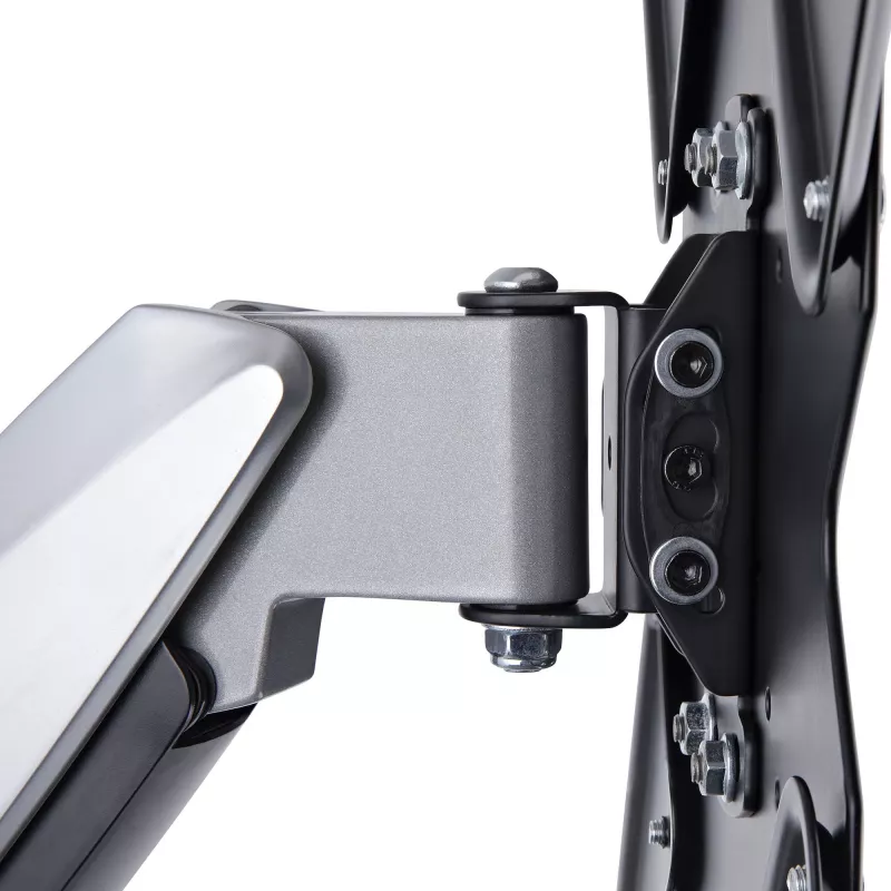 StarTech.com Soporte de pared para TV VESA, soporte de pared para TV full-motion ajustable para pantallas de 23 a 55 pulgadas, soporte de TV plano compatible con 30 kg, soporte de pared para TV extensible/inclinable/giratorio