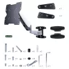 StarTech.com Soporte de pared para TV VESA, soporte de pared para TV full-motion ajustable para pantallas de 23 a 55 pulgadas, soporte de TV plano compatible con 30 kg, soporte de pared para TV extensible/inclinable/giratorio