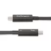 StarTech.com Cable Thunderbolt 4 activo de 2m, 40 Gbit/s, 100W Power Delivery, vídeo 4K/8K, cable Thunderbolt certificado por Intel – Compatible con USB4/Thunderbolt 4/USB 3.2/USB Type-C/DisplayPort/Thunderbolt 3