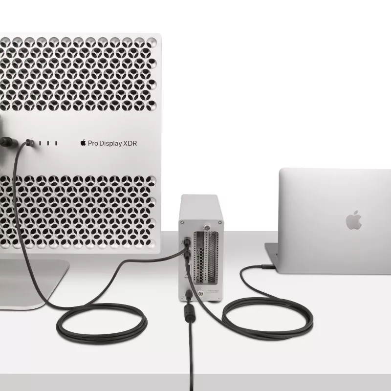 StarTech.com Cable Thunderbolt 4 activo de 2m, 40 Gbit/s, 100W Power Delivery, vídeo 4K/8K, cable Thunderbolt certificado por Intel – Compatible con USB4/Thunderbolt 4/USB 3.2/USB Type-C/DisplayPort/Thunderbolt 3