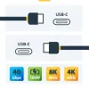 StarTech.com Cable Thunderbolt 4 activo de 2m, 40 Gbit/s, 100W Power Delivery, vídeo 4K/8K, cable Thunderbolt certificado por Intel – Compatible con USB4/Thunderbolt 4/USB 3.2/USB Type-C/DisplayPort/Thunderbolt 3