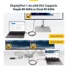 StarTech.com Cable Thunderbolt 4 activo de 2m, 40 Gbit/s, 100W Power Delivery, vídeo 4K/8K, cable Thunderbolt certificado por Intel – Compatible con USB4/Thunderbolt 4/USB 3.2/USB Type-C/DisplayPort/Thunderbolt 3