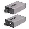 StarTech.com Extensor USB 3.0 de 2 puertos sobre fibra multimodo OM3 – LC/LC – 2x 5 Gbit/s hub USB-A – 350 m (1150 pies) de alcance – Extensor USB de fibra duradero – Extensor USB óptico
