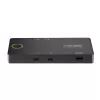 StarTech.com Switch KVM USB-C de 2 puertos, Monitor HDMI 4K 60Hz único, Puertos duales de 100W Power Delivery Pass-through, Alimentado por bus, Compatible con USB Type-C/USB4/Thunderbolt 3/4 – Factor de forma pequeño