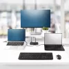 StarTech.com Switch KVM USB-C de 2 puertos, Monitor HDMI 4K 60Hz único, Puertos duales de 100W Power Delivery Pass-through, Alimentado por bus, Compatible con USB Type-C/USB4/Thunderbolt 3/4 – Factor de forma pequeño
