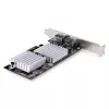 StarTech.com Tarjeta de red PCIe 10GbE de 2 puertos, Tarjeta de red para PCs/servidores, Tarjeta Ethernet PCIe de seis velocidades con soporte Jumbo Frame, Tarjeta de interfaz NIC/LAN, 10GBASE-T y NBASE-T