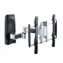 StarTech.com Soporte de pared para TV articulado, Soporte de pared VESA, compatible con televisores de 26 a 65 pulgadas/99 lb/planos/curvos, Soporte de pared plano extensible para TV, Soporte de pared para TV ajustable en esquina