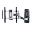 StarTech.com Soporte de pared para TV articulado, Soporte de pared VESA, compatible con televisores de 26 a 65 pulgadas/99 lb/planos/curvos, Soporte de pared plano extensible para TV, Soporte de pared para TV ajustable en esquina