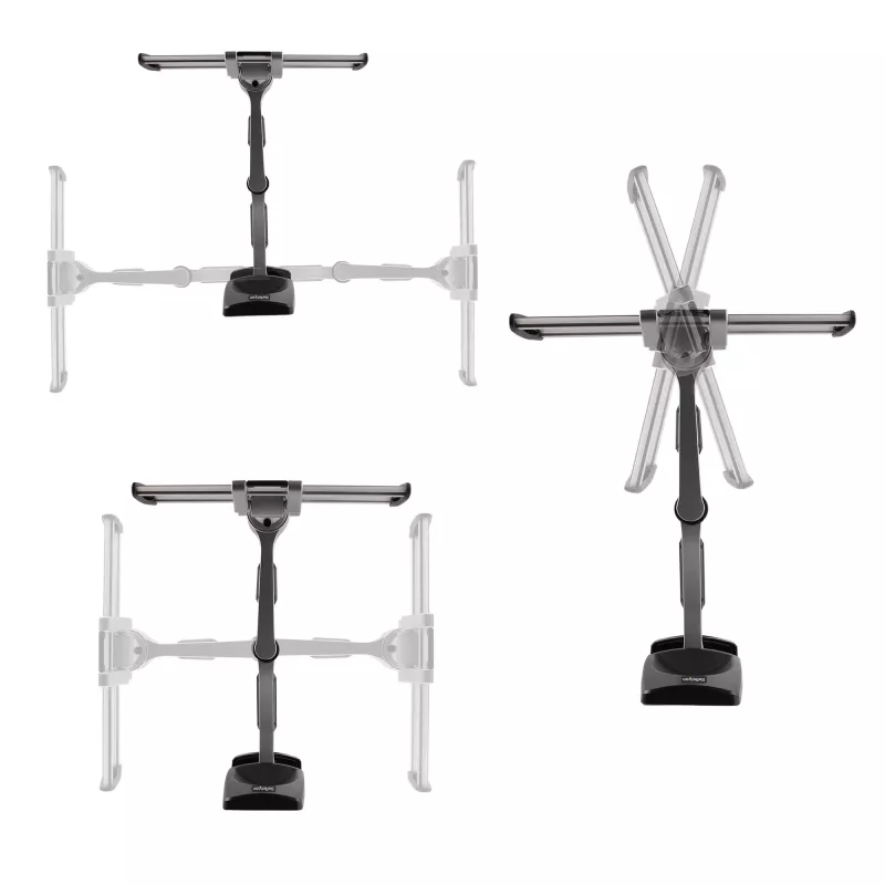 StarTech.com Soporte de pared para TV articulado, Soporte de pared VESA, compatible con televisores de 26 a 65 pulgadas/99 lb/planos/curvos, Soporte de pared plano extensible para TV, Soporte de pared para TV ajustable en esquina