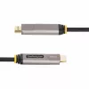 StarTech.com Cable óptico activo (AOC) USB-C a HDMI 2.0 de 15,2 m, 4K 60Hz, certificado CL3, Cable adaptador USB Type-C a HDMI unidireccional