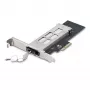 StarTech.com Bahía móvil/backplane M.2 NVMe SSD a PCIe x4 con bandeja extraíble para ranura de expansión PCI Express, instalación sin herramientas, Bahía de disco hot-swap PCIe 4.0/3.0, cerradura con llave – 2 llaves incluidas