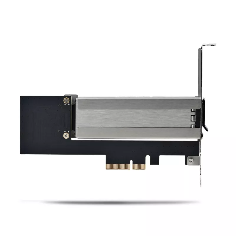StarTech.com Bahía móvil/backplane M.2 NVMe SSD a PCIe x4 con bandeja extraíble para ranura de expansión PCI Express, instalación sin herramientas, Bahía de disco hot-swap PCIe 4.0/3.0, cerradura con llave – 2 llaves incluidas