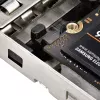 StarTech.com Bahía móvil/backplane M.2 NVMe SSD a PCIe x4 con bandeja extraíble para ranura de expansión PCI Express, instalación sin herramientas, Bahía de disco hot-swap PCIe 4.0/3.0, cerradura con llave – 2 llaves incluidas