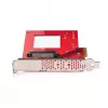 StarTech.com tarjeta adaptadora de U.3 a PCIe, adaptador PCIe 4.0 x4 para SSD NVMe U.3 de 2,5 pulgadas, tarjeta de expansión PCI Express SFF-TA-1001 para equipos de sobremesa/servidores, compatible con TAA – independiente del sistema operativo