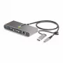 StarTech.com Hub USB-C de 2 puertos con Ethernet y RS-232, Dongle USB-C a USB-A conectado, 100 W PD pass-through, 2x USB-A 5 Gbit/s, Gigabit Ethernet, RS232 Serie (FTDI)