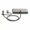 StarTech.com Hub USB-C de 2 puertos con Ethernet y RS-232, Dongle USB-C a USB-A conectado, 100 W PD pass-through, 2x USB-A 5 Gbit/s, Gigabit Ethernet, RS232 Serie (FTDI)